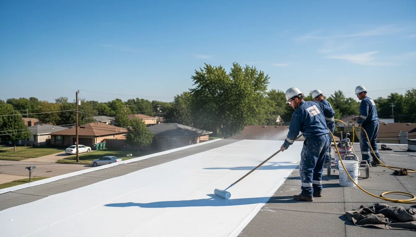 Commercial roof coating in Benoit, MS near me